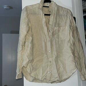 Beige Button Down